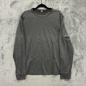 Lululemon Metal Vent Tech Shirt Mens L Gray Athletic Performance Long Sleeve